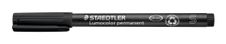 STAEDTLER Lumocolor 313 - Marker - permanent - zwart - 0.4 mm - superfijn