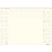 Sous main calendrier 4 années - 25 feuilles papier - 40 x 54 cm - Exacompta