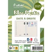 Bloc-Pratic - Bloc de bureau - date à droite - papier recyclé - Exacompta