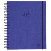 Agenda spiralé Napura La Journée Planifiée 22W - 1 jour par page - 18,5 x 22,5 cm - disponible dans différentes couleurs - Exacompta