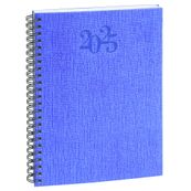 Agenda spiralé rigide Napura Pratic W - 1 semaine sur 2 pages - 14 x 18 cm - disponible dans différentes couleurs - Exacompta