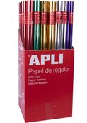 Apli Agipa - Papier cadeau métallisé - 70 cm x 2 m - or