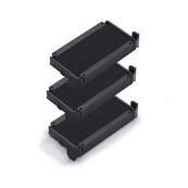 Trodat - 3 Encriers 6/4910 recharges pour tampon Printy 4810/4910 - noir
