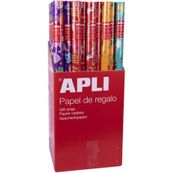 Apli Agipa - Papier cadeau - 70 cm x 2 m - différents motifs enfants