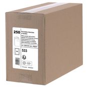 GPV - 250 Pochettes Enveloppes C4 229 x 324 mm - 90 gr - fenêtre 50x100 mm - blanc - bande adhésive