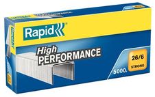 Rapid - Boîte de 5000 Agrafes Strong 26/6 - jusqu'à 30 feuilles