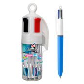 BIC 4 Colours Family - balpen met 4 kleuren (pak van 6)