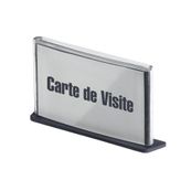 Plaque de signalisation Cinatur - Format carte de visite - Aluminium