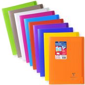 Clairefontaine Koverbook - Notitieboek - geniet - A4 - 48 vellen / 96 pagina's - Seyès - verkrijgbaar in verschillende kleuren - polypropyleen (PP)