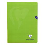 Clairefontaine MIMESYS - Notitieboek - geniet - 240 x 320 mm - 48 vellen / 96 pagina's - Seyès - groen - polypropyleen (PP)