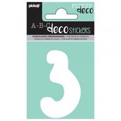 PICKUP deco Emma - Zelfklevend etiket - voorgedrukt: 3 - wit