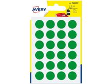 Avery - Zelfklevend etiket in bijpassende kleur - groen (pak van 168)