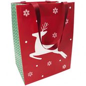 Clairefontaine - Sac cadeau - 19 cm x 12 cm x 25 cm - motif Noël traditions