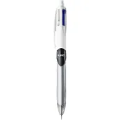 BIC 4 Couleurs - Stylo à bille 3 couleurs + 1 crayon HB avec gomme