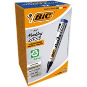 BIC Marking 2000 - Marker - permanent - blauw - inkt op alcoholbasis - 1.7 mm - pak van 12