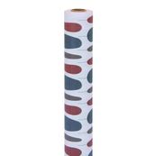 Logistipack - Papier cadeau mat - 70 cm x 40 m - 70 g/m² - gris/marron