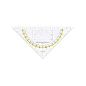 Aristo GEO-DREIECK 1552 - Équerre transparente sans poignée - 16 cm