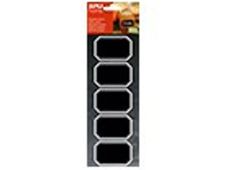 Apli Agipa - 10 Étiquettes ardoise octogonales - 65 x 41 mm