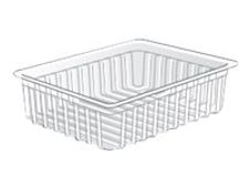 Guillin - 250 Barquettes jetables pour aliments - translucide - 375 ml