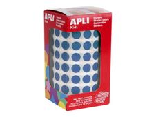 Apli kids - Rouleau de 5192 gommettes rondes - diamètre 10,5 mm - bleu