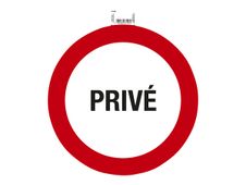 Exacompta teken - privé - privé - 300 mm (diameter) - vinyl