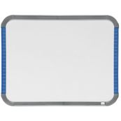 Nobo - Tableau blanc Slimline en acier laqué - 22 x 28 cm - magnétique - cadre blanc