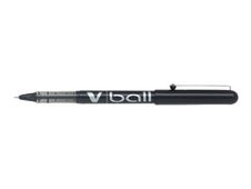 Pilot V Ball - Rollerbalpen - zwart - 0.7 mm - fijn - 12 stuks - pak van 12