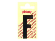 PICKUP LETTERING MONO Nobel - Zelfklevend etiket - voorgedrukt: F - matzwart
