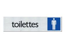 PICKUP Alulook - Teken - herentoilet - 165 x 44 mm