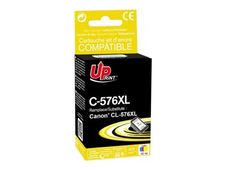 Cartouche d'encre compatible canon CL-576XL - jaune, cyan, magenta - UPrint 