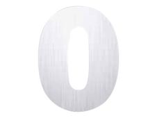 PICKUP Home - Teken - number - 145 mm (height) - geborsteld aluminium