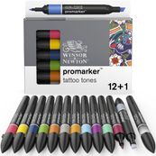 ProMarker Manga Tatouage - 12 Marqueurs double pointe