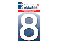 Pickup Home 3D Rio 100 - teken - nummer - 8 - 100 mm (hoogte) - acryl - wit