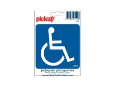 PICKUP - Teken - handicapped - 100 x 100 mm - zelfklevend - vinyl