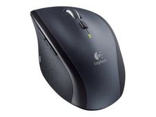 Logitech M705 - Muis - rechtshandig - laser - draadloos - 2.4 GHz - USB draadloze ontvanger - zilver