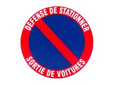 PICKUP - Teken - defense de stationner / sortie de voitures - 180 mm (diameter) - polystyreen