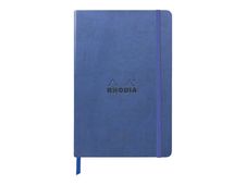 Agenda Rhodiatime - 1 semaine sur 2 pages à l'horizontale - 14,8 x 21 cm - bleu nuit - Rhodia