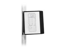 Durable Vario - Support mural magnétique avec 10 pochettes A4 - noir