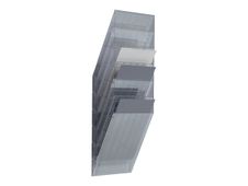 Durable Flexiboxx - Présentoir mural porte-document - 6 cases A4 paysage - transparent