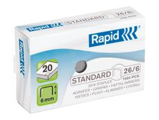 Rapid Standard - agrafes - 26/6 - 6 mm - pack de 1000