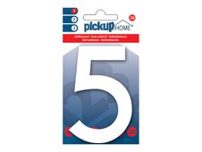 Pickup Home 3D Rio 100 - teken - nummer - 5 - 100 mm (hoogte) - acryl - wit