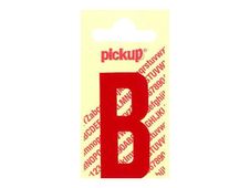 PICKUP LETTERING MONO Nobel - Zelfklevend etiket - voorgedrukt: B - glanzend rood