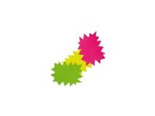 Apli Agipa - Karton - burst - 160 x 240 mm - 25 vellen - fluorescerend geel, fluorescerend oranje - 780 g/m² - karton