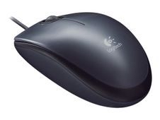 Logitech M90 - Muis - rechts- en linkshandig - optisch - met bekabeling - USB