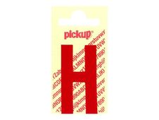 PICKUP LETTERING MONO Nobel - Zelfklevend etiket - voorgedrukt: H - glanzend rood
