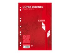 Calligraphe 7000 - Dubbele vellen - A4 - 100 vellen / 200 pagina's - wit papier - van ruiten voorzien