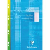 Clairefontaine - Papier met losse bladeren - A4 - 200 vellen / 400 pagina's - wit - Seyès