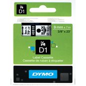 DYMO D1 - etikettape - 1 rol(len) - Rol (0,9 cm x 7 m)