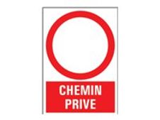 PICKUP - Teken - private road - 230 x 330 mm - polystyreen