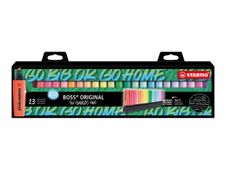 STABILO BOSS ORIGINAL by Snooze One - markeerstift - rood, blauw, groen, geel, oranje, roze, turquoise, lila, lavendel, lichtoranje, luchtig blauw, romig perzik, melkachtig geel, vleugje turkoois, vleugje mint, lila nevel, vleugje limoen, vriendelijk kora